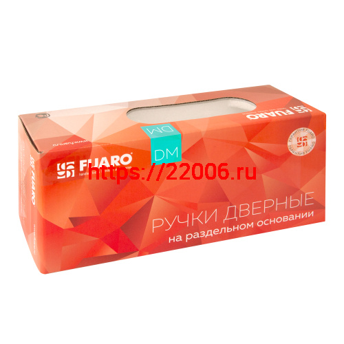 Ручка Fuaro (Фуаро) раздельная K.DM51.Straight (Straight DM) CP-8 хром фото 3