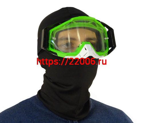 Очки мотокросс/спорт COBRA TP-835 зеленые