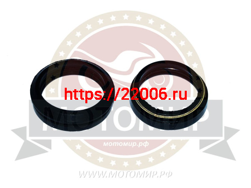 Набор сальников Урал передней вилки (2шт верх.+2шт низ.) Россия