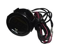 Индикатор ТЕМПЕРАТУРЫ ИТ52-К-03 (красное св.) корпус D52мм. Буран, Скутер, Мопед ( -55/+300)