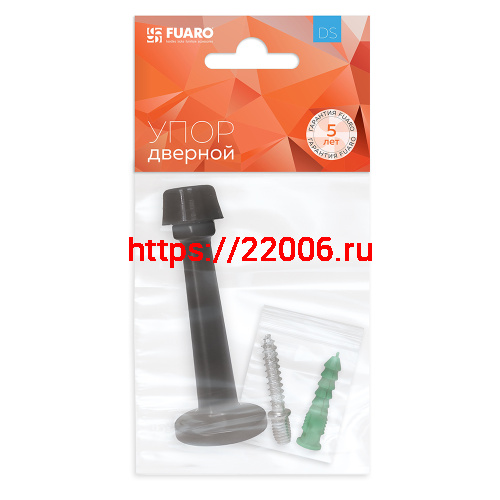 Упор Fuaro (Фуаро) дверной настенный STOPPER/15 (DS-15) BL-24 черный фото 2