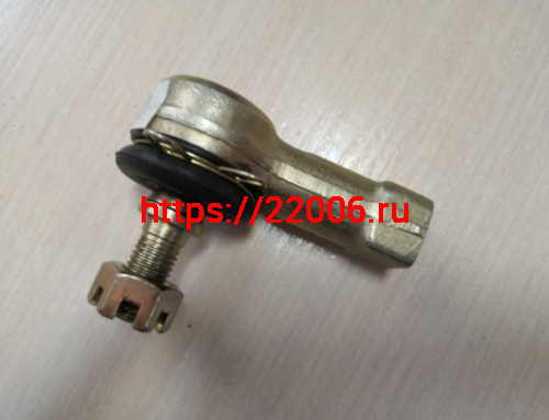 Наконечник рулевой тяги ИРБИС, левый (L-69мм, H пальца - 28 мм, D пальца - 10мм, D тяги - 11мм)