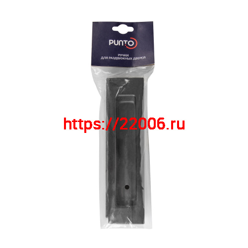 Ручка Punto (Пунто) для раздвижных дверей SH.SLQ152.010 (Soft LINE SLQ-010) BL черный фото 2