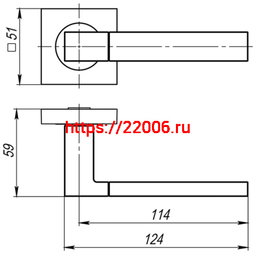 Ручка Ajax (Аякс) раздельная K.JK51.FUSION (FUSION JK) SN/CP-3 матовый никель/хром фото 2
