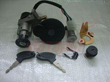 Замок зажигания (набор) +крышка бака+замок бардачка Scorpion (F2)/ Rapiras (F3)