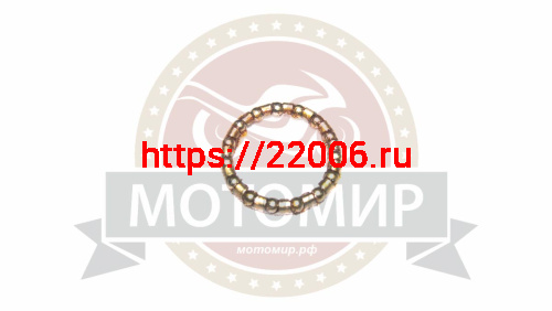 Подшипник вело рулевой, 15 шариков, 3/16" (4.75мм), D-39мм