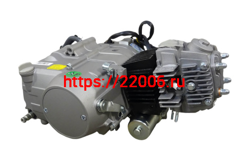 Двигатель 4т. 110 см3  YX-110 (1P53FMH) (возд охл., МКПП4, все вверх, эл+кик) НИЖ.ЭЛ.СТ для питбайко