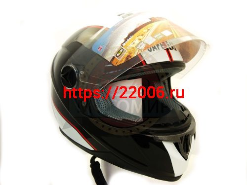 Шлем интеграл "Safelead" HF-122 черный Q162, размер L фото 2