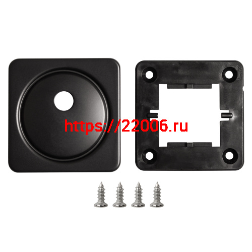 Накладка Fuaro (Фуаро) на шток цилиндра ESC.O.MSC/K.62 BL-24 черный (1шт.) фото 2