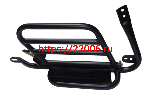 Подножка пассажира с подставкой для багажа VORTEX левая