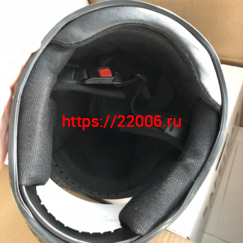 Шлем интеграл "Safelead" HF-110 NEW белый, черный размер S фото 4