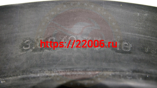 Камера  ПетроШина 18" 3.50/3.75-18 Иж, (1 уп = 25 шт), вентиль TR-13M, Россия фото 2