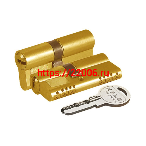 Цилиндровый Kale kilit (Кале килит) механизм 164 OBS SNE/90 (40+10+40) mm латунь 5 кл. фото 3