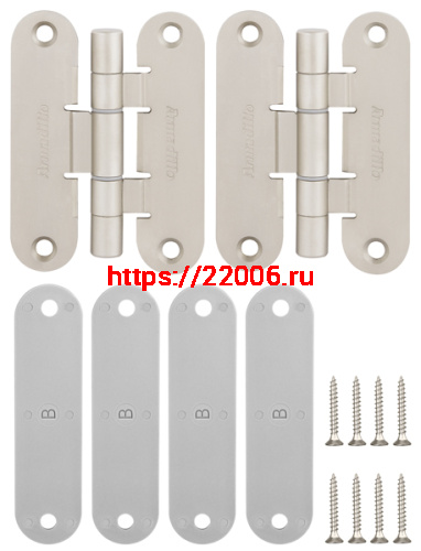Петля Armadillo (Армадилло) универсальная Optimum Mini SN Мат. никель фото 3