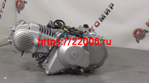 Двигатель 4т. 140 см3 (1P56FMJ) ,4МКПП, автомат. сцепл,педаль как "П5" ниж.эл.стартер + РАДИАТОР фото 4