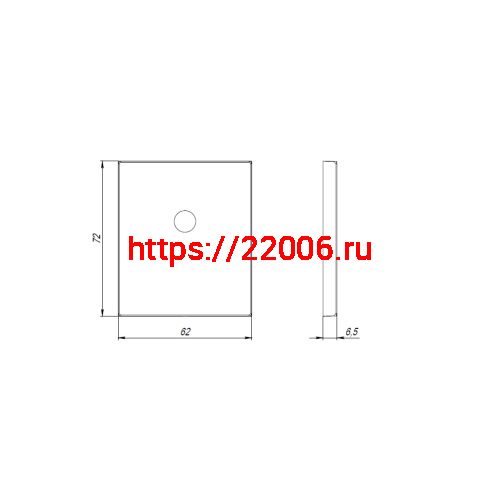 Накладка Armadillo (Армадилло) на шток цилиндра ESC.O.USS/K (BK Protector/USS) BL черный фото 3