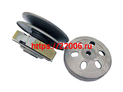 Сцепление в сборе Honda LEAD 90 со шкивом и колоколом SEE