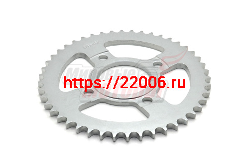 Звезда ведомая 46z (428) CG125-250, CB125-250 HERO  (4х63, D58) оцинкованная