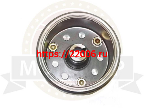 Маховик зажигания 166FMM в сборе с муфтой (E04-1) (НАБОР) фото 3