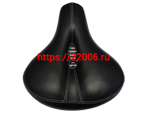 Сиденье вело простое на пружинах 265х235мм, Урал мяг.покр., с вентиляцией (EPSD-63) (вес 760г) фото 3
