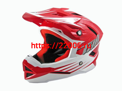 Мотошлем THH T-42 №2 red/white (M)