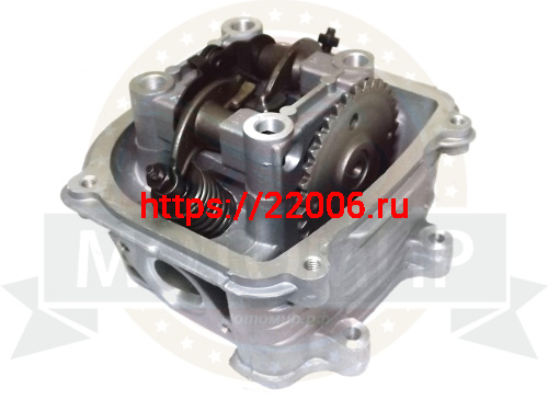 Головка цилиндра 4х такт. в сборе 150 см3 57,4 мм Динго150 (0302+0305+0306+0307+0401/0415) (НАБОР) фото 2