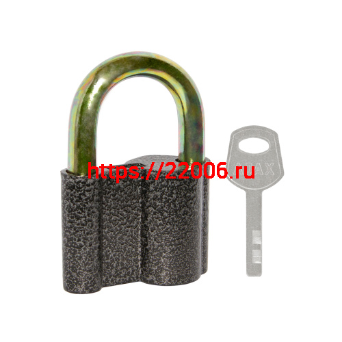 Замок Ajax (Аякс) навесной PD-4060 (PD-40-60) 3 fin key