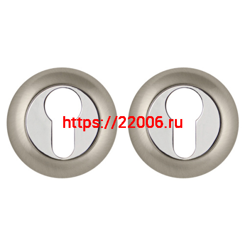 Накладка Punto (Пунто) под цилиндр ET.R.TL54 (ET TL) SN/CP-3 матовый никель/хром