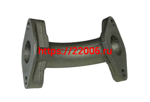 Патрубок карбюратора 1Р39 алл  d18мм (2х48мм)