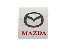 Наклейка логотипа "MAZDA" (12х12)