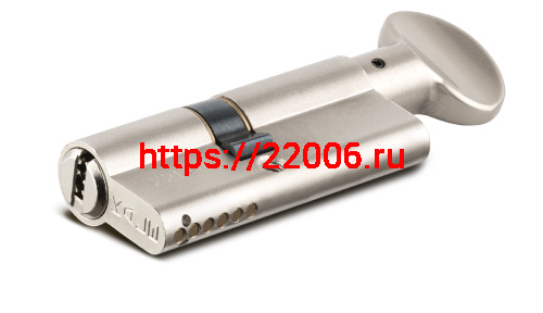 Цилиндровый механизм Kale kilit (Кале килит) с вертушкой 164 SM/62 (26+10+26) mm никель 5 кл. фото 3
