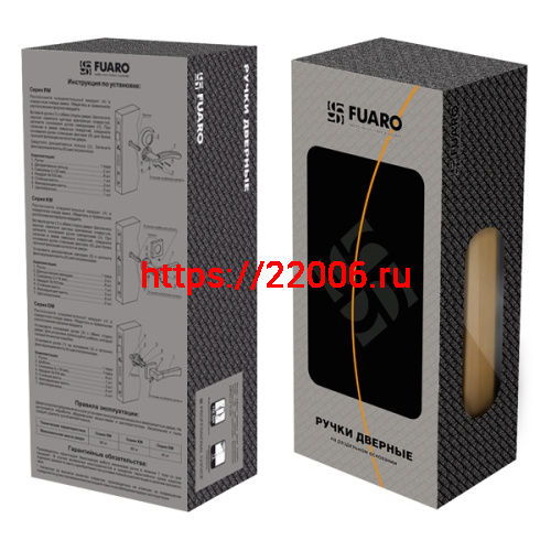 Ручка Fuaro (Фуаро) раздельная CRYSTAL STAR DM/HD CP-8 хром фото 2