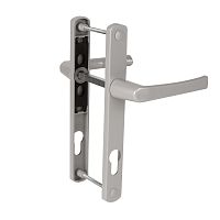 Ручка Punto (Пунто) на планке HANDLE.85.25.67-75 RAL 9006 серый