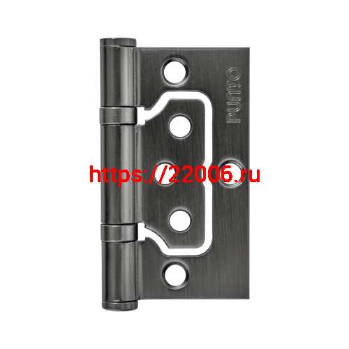 Петля Punto (Пунто) универсальная без врезки IN3200W-HD GR (200-2B/HD 75x2,5) графит