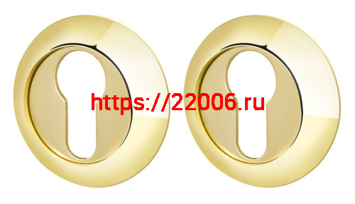 Накладка Armadillo (Армадилло) CYLINDER ET-1GP/SG-5 золото/матовое золото 2шт.