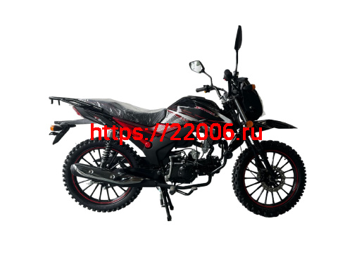 Мопед Alpha SA Max OFFROAD (Тюнинг) (багажник,зад,литые диски,обтекатель,LED фара) ЧЕРНЫЙ фото 2