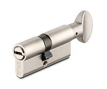 Цилиндровый механизм Kale kilit (Кале килит) с вертушкой 164 BM/75 (30+10+35) mm никель 5 кл.