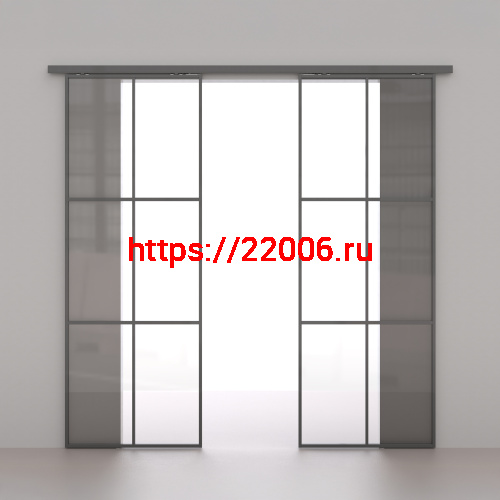 Комплект Armadillo (Армадилло) для раздвижных профильных дверей SLD.Comfort-PRO.SET4.PROF synchron/80