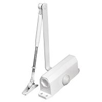 Доводчик Ajax (Аякс) дверной DCTR50-100 hold open WH белый