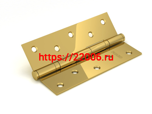 Петля Fuaro (Фуаро) универсальная 2BB 125x75x2,5 PB (латунь)