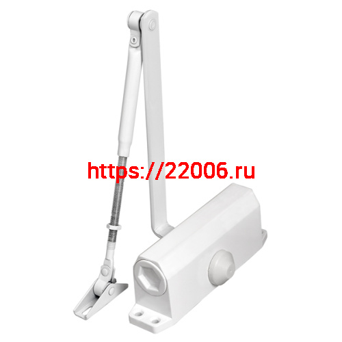 Доводчик Punto (Пунто) дверной SDC2050 WH 75-95 кг (белый)