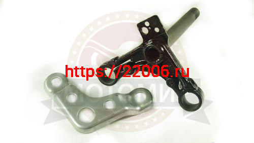 Траверса Альфа в сборе, верхняя+нижняя с осью (под перья 27 мм)