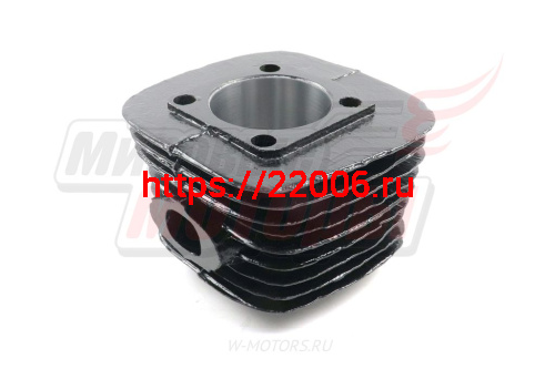 Цилиндр F80 (d47) ЧЁРНЫЙ (крепёжное расстояние под шпильки впуск.патрубка 32 мм) фото 2