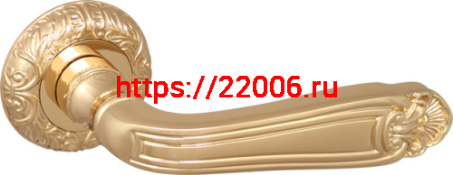 Ручка Fuaro (Фуаро) раздельная R.SM58.LOUVRE (LOUVRE SM) GOLD-24 золото 24К