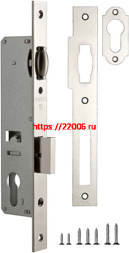 Корпус Fuaro (Фуаро) узкопрофильного замка с роликовой защелкой PROF155-30 (155-30) CP хром