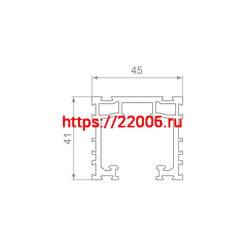 Направляющий Armadillo (Армадилло) трек SLD.Scope 45/41/3000 track (3 м) фото 2