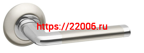 Ручка Fuaro (Фуаро) раздельная R.RM54.TEMPO (TEMPO RM) SN/CP-3 матовый никель/хром