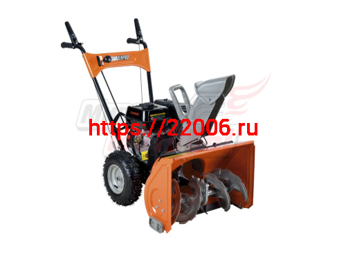 Снегоуборщик GardenPro  7,0 л.с KCM22B (ширина 56см,высота 40см,4вперед/1назад, ручной старт,13*4.1-6, 212сс ZONGSHEN 170F, 53кг)