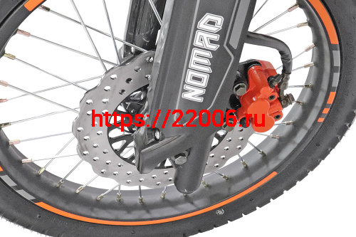 Мотоцикл KAYRO ENDURO 250cc "NOMAD" (ZS172FMM-3A, торм.пер/зад.диск, универс. покрышки пер. 90/90-19, зад 120/90-18)ПТС ОРАНЖЕВЫЙ фото 6