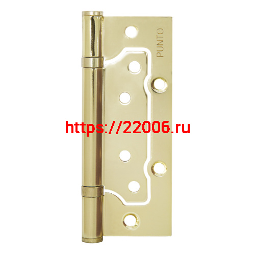 Петля Punto (Пунто) универсальная без врезки IN5200W PB (200-2B 125x2,5) латунь